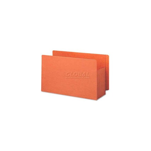 Smead Smead TUFF Pocket 5" Accordion Expansion File Pockets, Straight, Lgl, Redrope, 10/Box 74790 - main